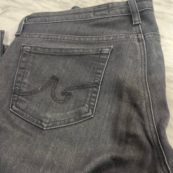 AG Adriano Goldschmied dark gray Stevie Ankle skinny jeans - Picture 4 of 4